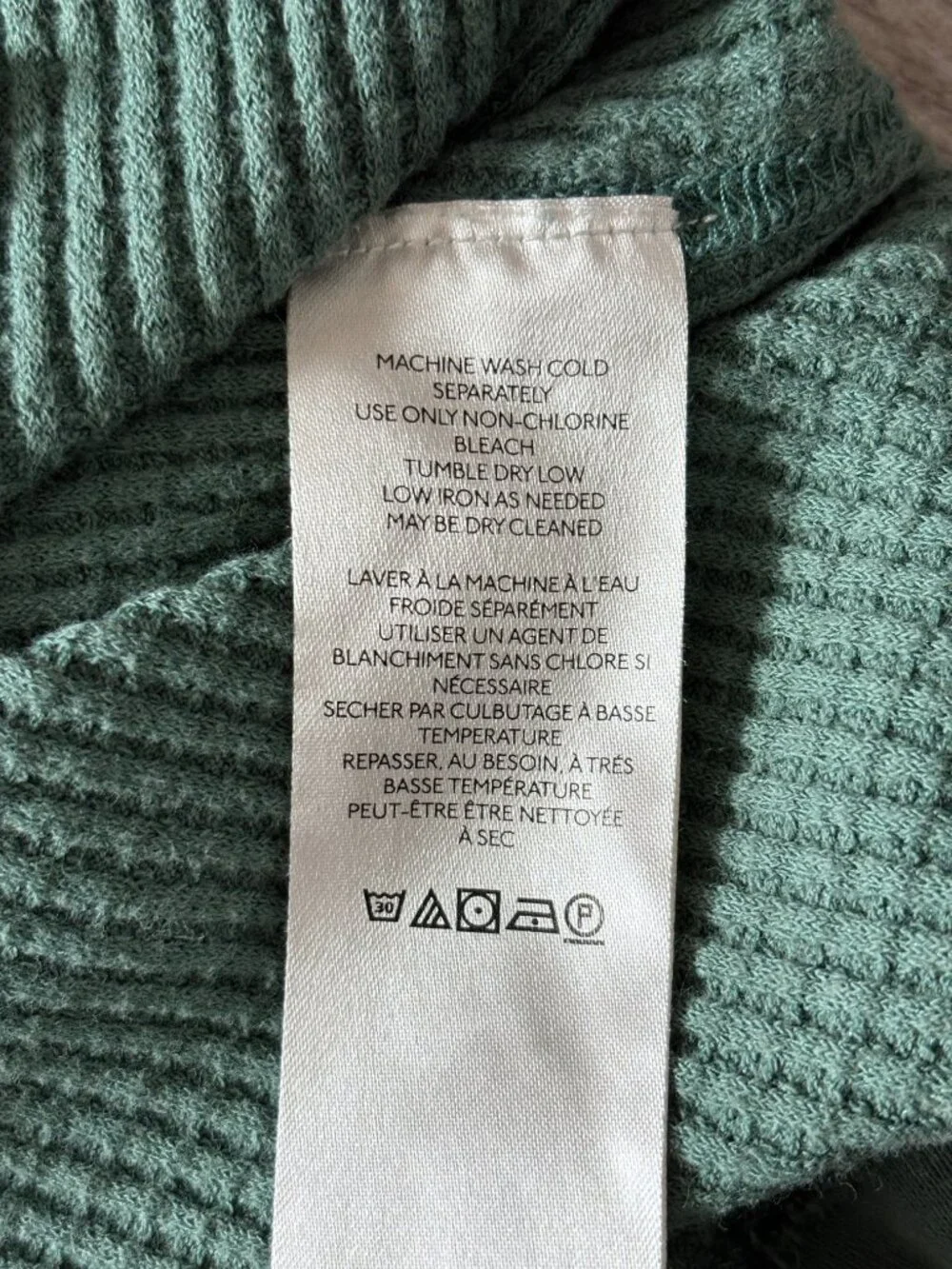 Free People We The Free Buttercup Thermal Top Green Size S Off Duty Granola Girl